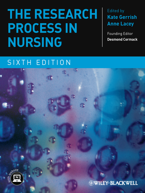 Cover image for The Research Process in Nursing